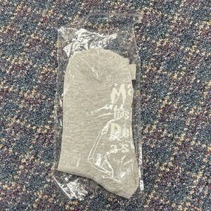New without tags “Master has given Dobby a sock” gray black and white socks